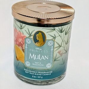 Disney Mulan Soy Wax Candle - Gold and Green